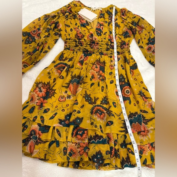 Ulla Johnson Adara Waterlily Yellow Dress Size 0 NWT - Picture 16 of 16
